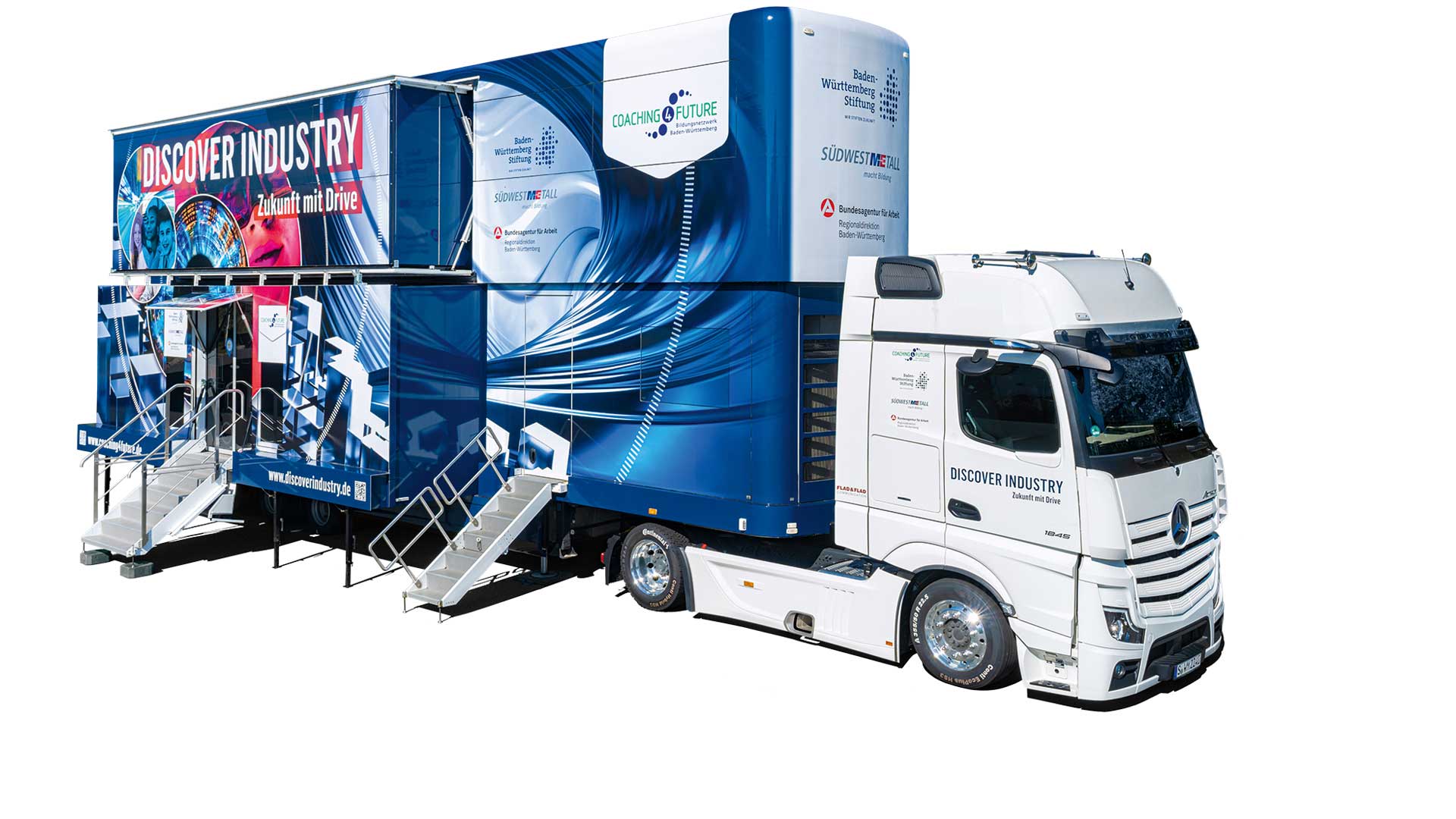 Discover Industry – Erlebnis-Lern-Truck zum Thema Berufe in der Industrie