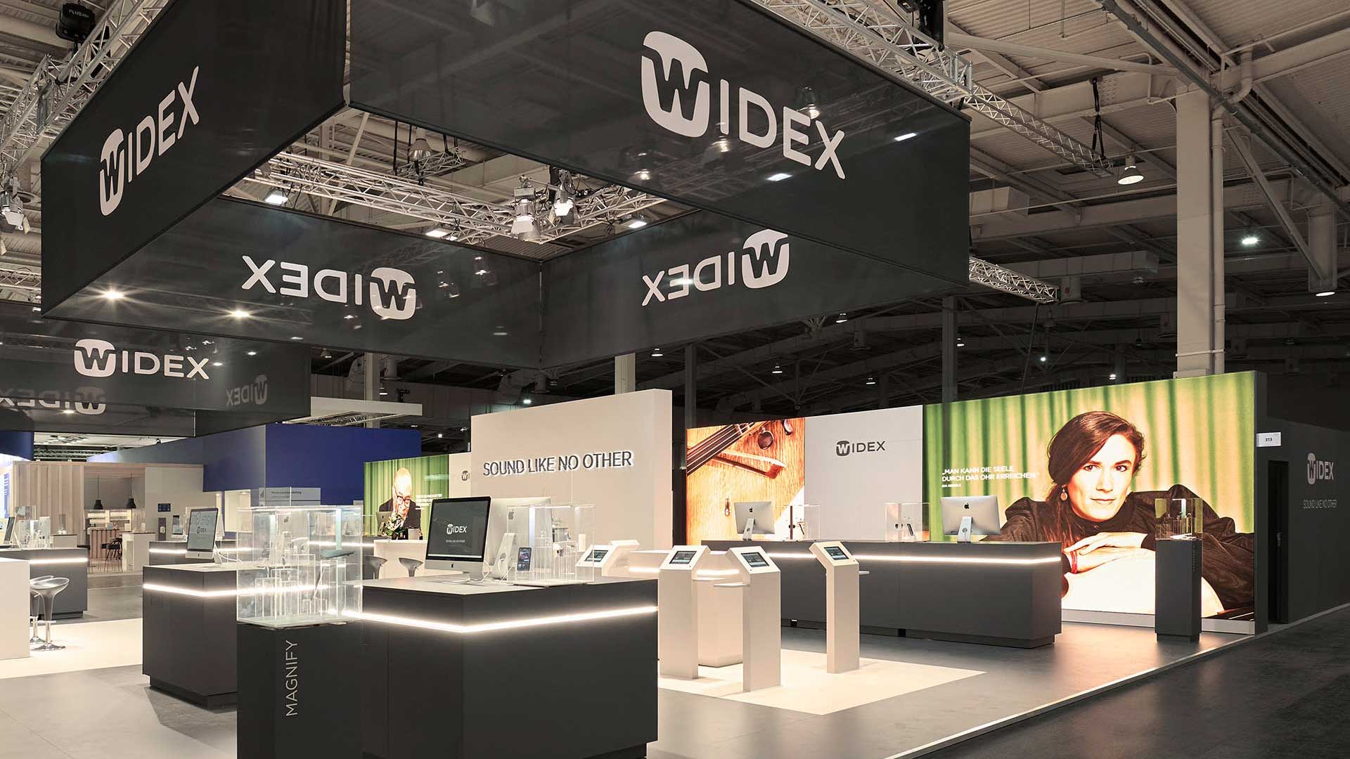 WIDEX – Nachhaltig gestalteter Messestand zur EUHA 2021, Hannover