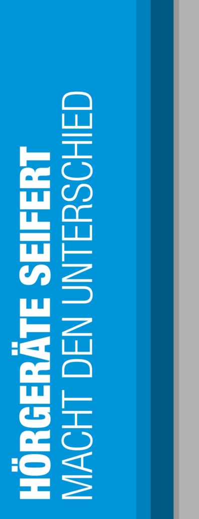 Hörgeräte Seifert – Schaufenster Banner